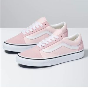 Blush Pink Old Skool Vans size 8.5 womens